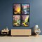 4 Pack Diamond Painting Kits for Adults, Landscape 5D Diamond Art Kits for Beginner DIY Full Drill Diamond Dots Crystal Craft Kits for Home Wall Decor Gifts(4 Pack/12X16 Inch)